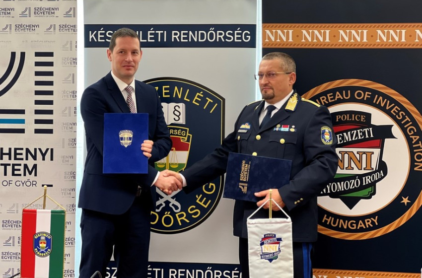 A győri Széchenyi István Egyetem és a Készenléti Rendőrség együttműködési megállapodást írt alá