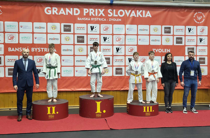 Egy csornai diák aranyérmet nyert a Szlovák Grand Prix Judo Versenyen