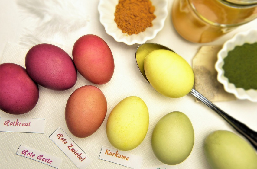 Így fess tojást kemikáliák nélkül