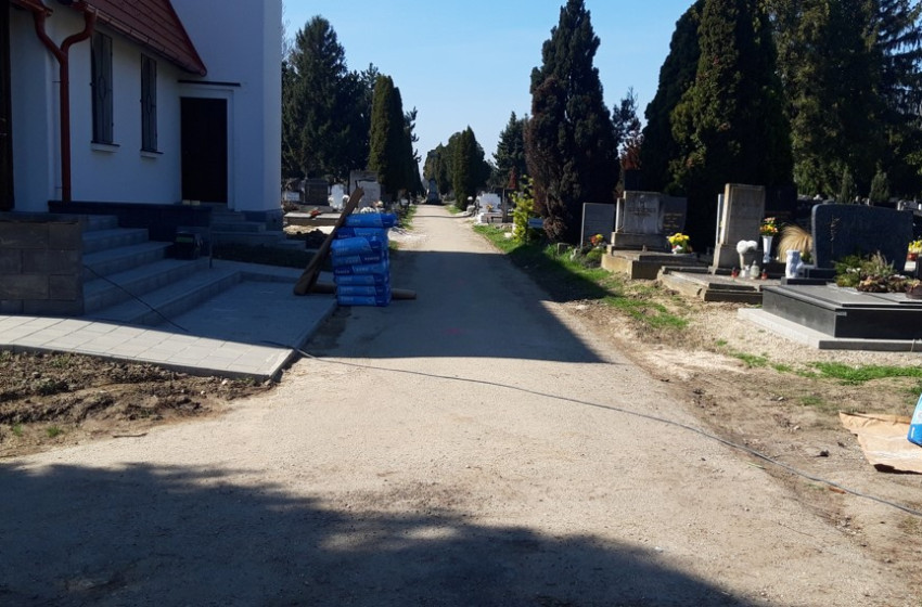 Zárva lesz a csornai Őrangyal temető
