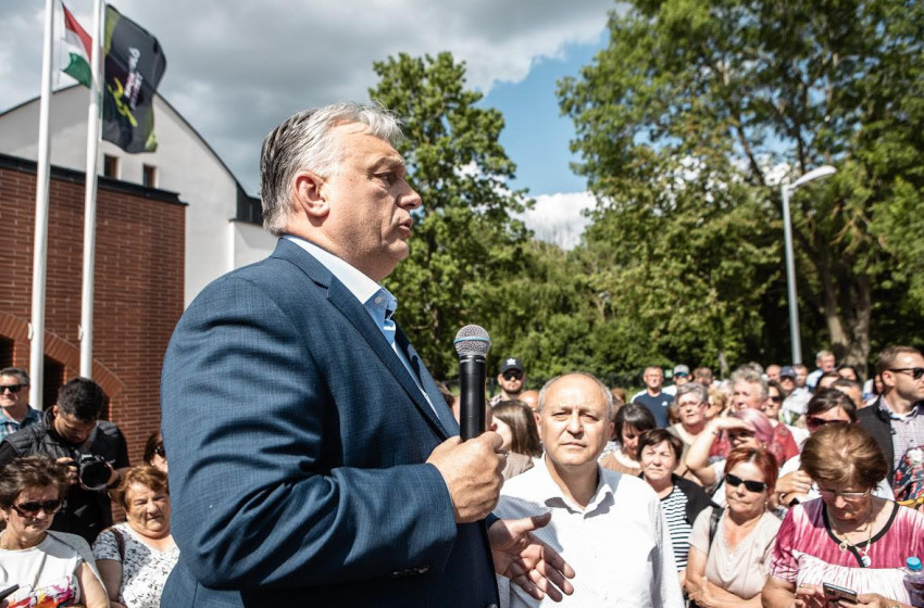 Orbán Viktor Kapuváron járt