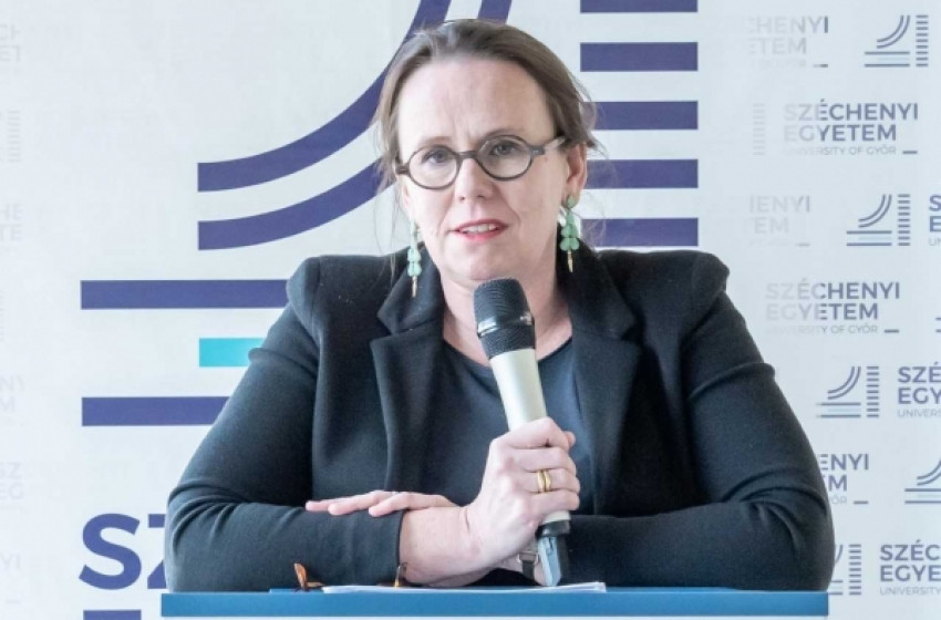 A Széchenyi István Egyetem Győri Innovációs Parkjába látogatott a francia nagykövet