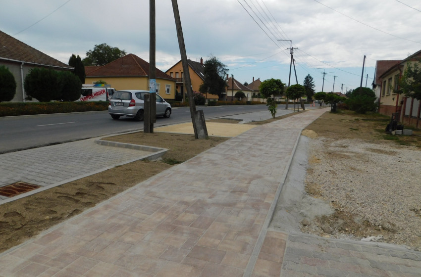 Megújul a Rákóczi utca Beleden