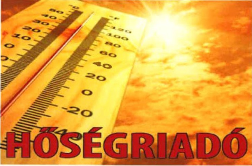 Harmadfokú hőségriadó lépett életbe 