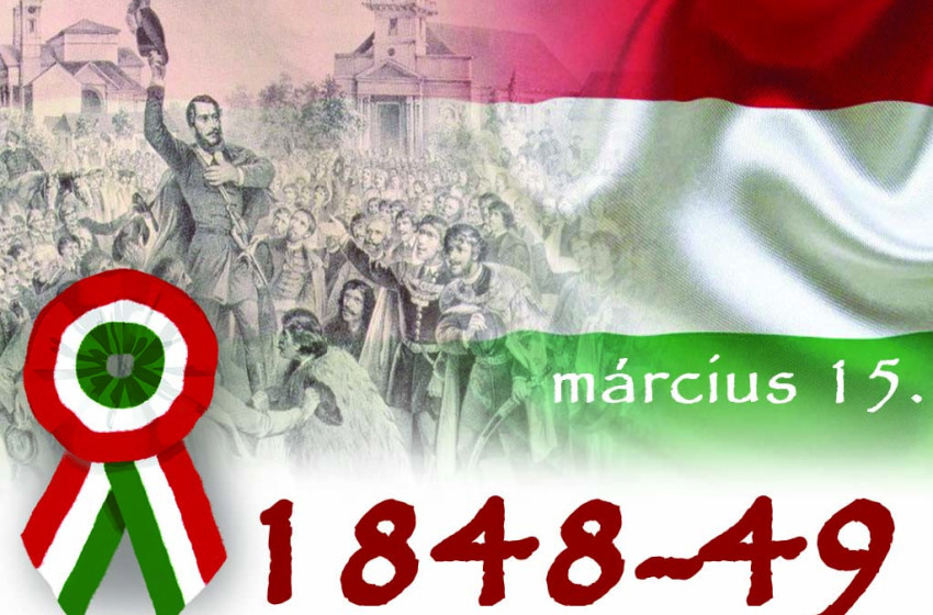 Tisztelgés az 1848/49-es forradalom hősei előtt Csornán