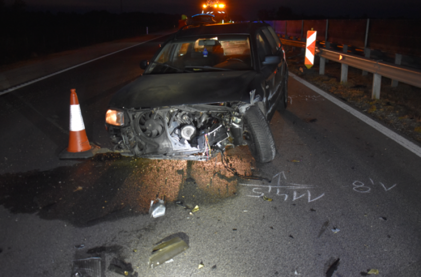 Csornai rendőrök vették őrizetbe a balesetet okozó, bedrogozott férfit