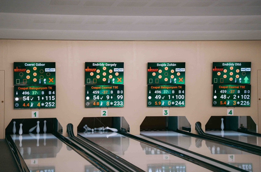 Hivatalosan is megnyílt a Csornai tekecsarnok! - videó