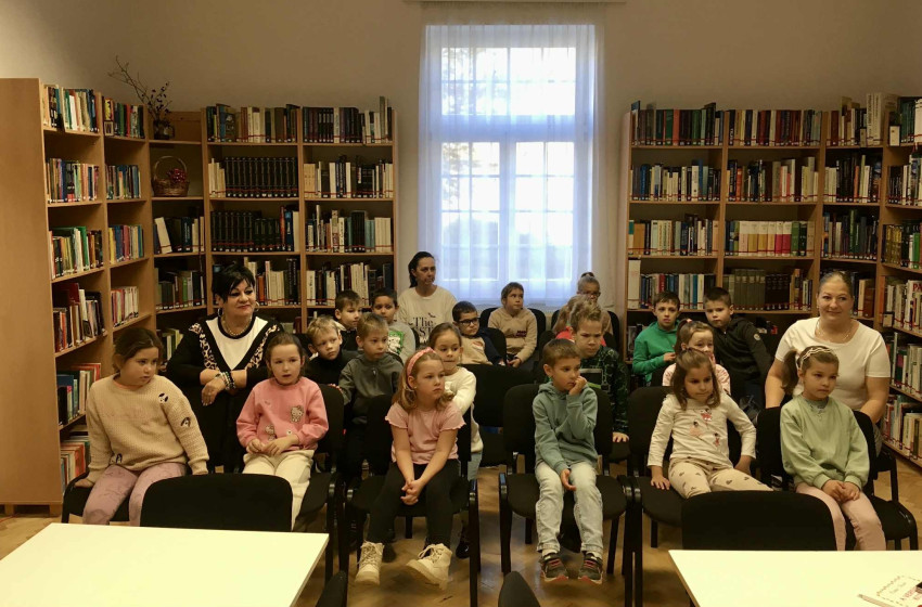 A Kócsag csoport könyvtárlátogatása