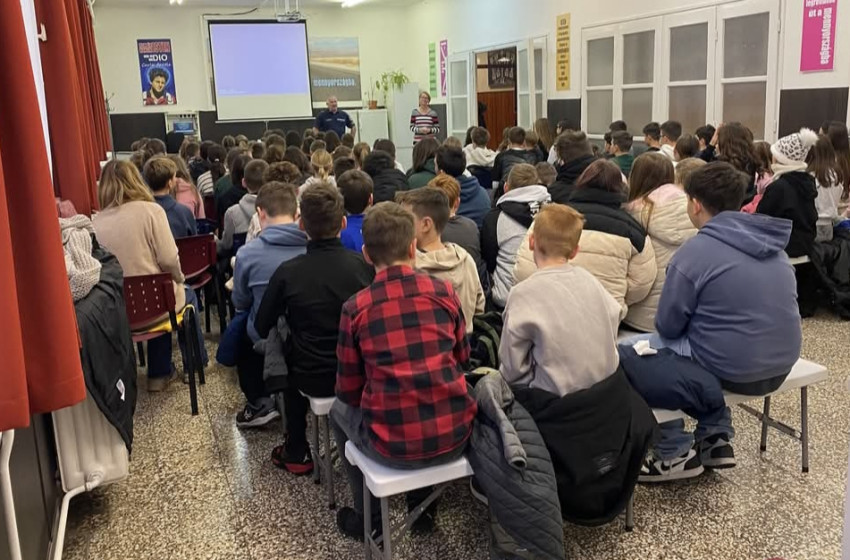 Bűnmegelőzési előadás a Páli Szent Vince Iskolában