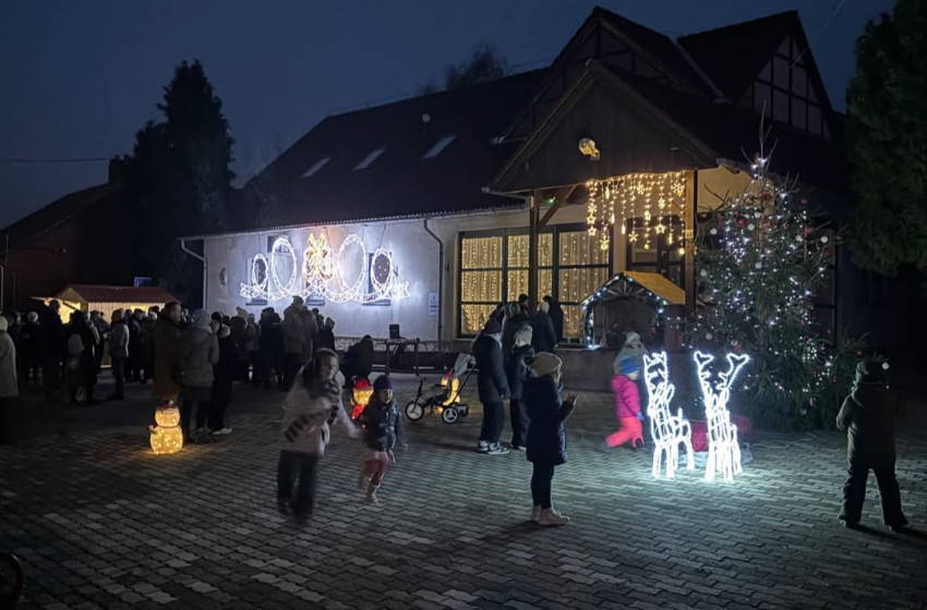 Ünnepi fények és közösségi összefogás Veszkényben