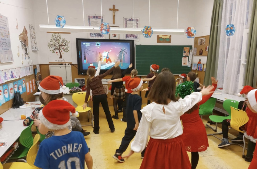 Vidám Mikulás-délutánt tartottak a Páli Szent Vince Katolikus Általános Iskola 3.a osztályában