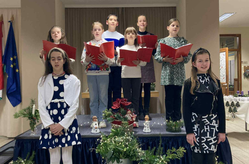 Ünnepi énekkari próba a II. Rákóczi Ferenc Katolikus Iskolában