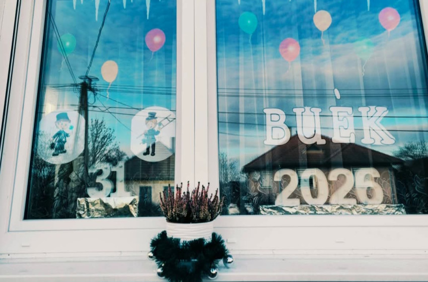 BÚÉK Zsebeházán – galéria az ablakok ünnepi díszítéséről