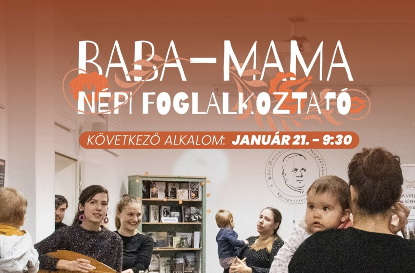 Folytatódik a Baba-mama népi foglalkoztató Agyagosszergényben