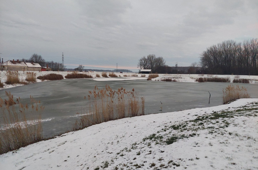 Felhívás a lakosság részére: jégre lépni tilos a döri Veremszeri-tónál