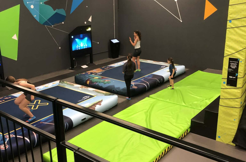 Vidám délután a győri ugrálóparkban