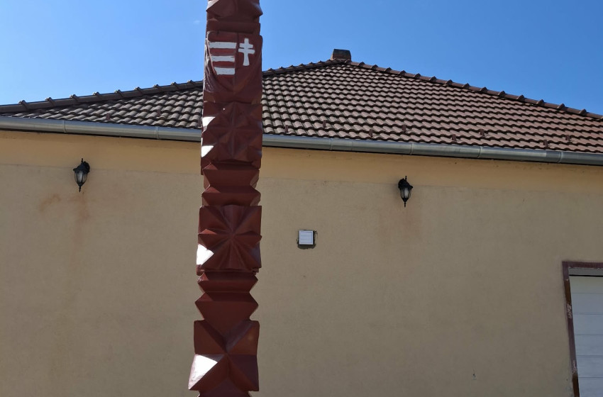 Megújult a kopjafa Rábapordányban 