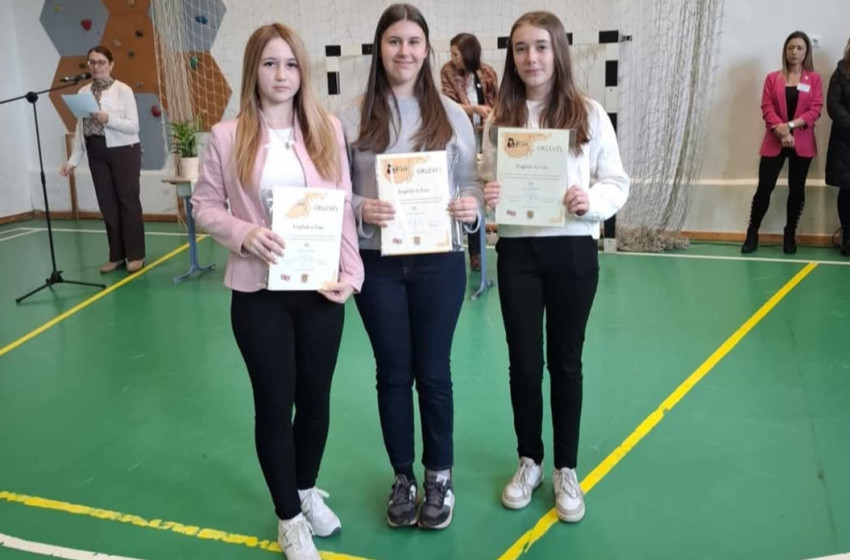 Szép sikerek a nyelvi versenyen a farádi iskolásoktól