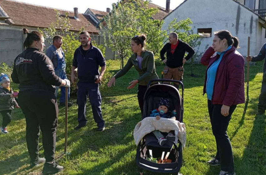 Tavasz a tündérkertben – közösségi összefogás Osli településen