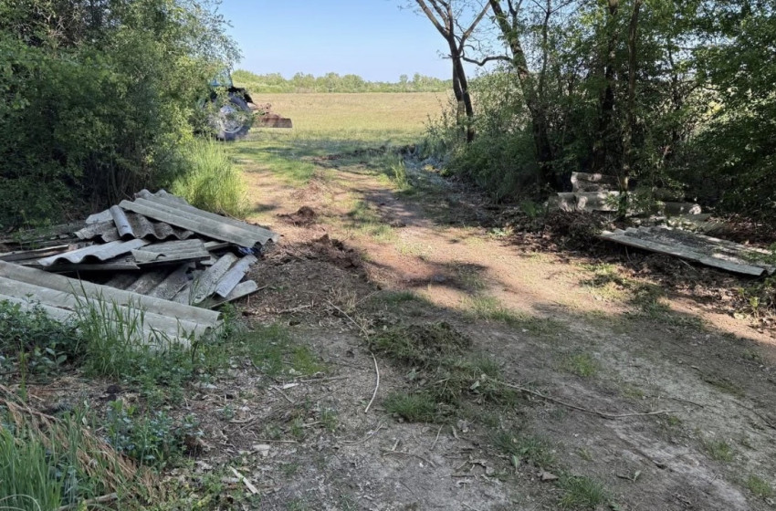Illegális hulladéklerakás miatt tesz feljelentést Dénesfa önkormányzata