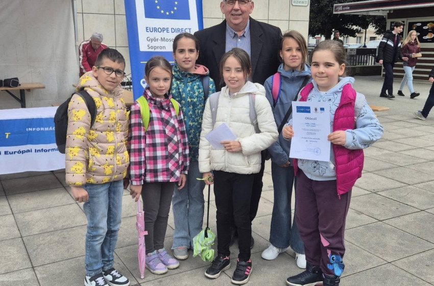 Szép eredményekkel szerepeltek a Király Iván Általános Iskola diákjai az Európa-napon