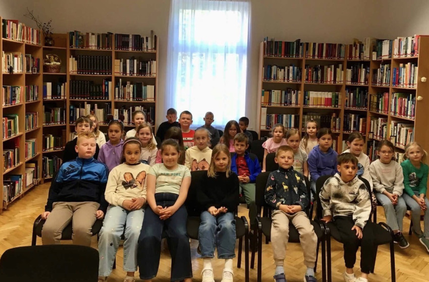 Mesés könyvtári foglalkozáson vettek részt a Páli Szent Vince iskola diákjai Kapuváron