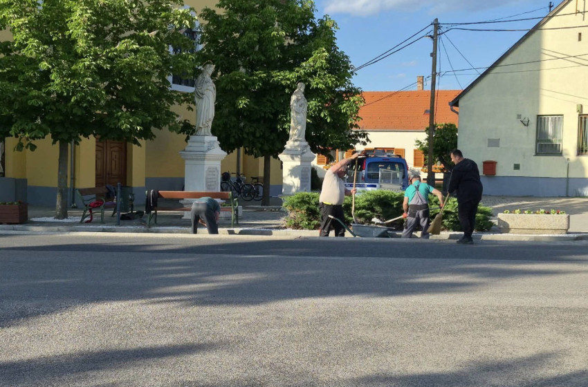 Összefogással szépült meg Osli központja