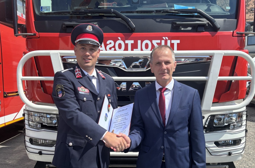 Köszönet a község biztonságáért végzett munkáért Veszkényben
