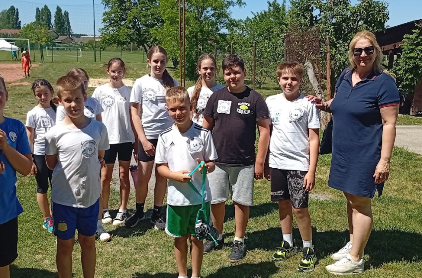Sikeres szereplés az egyházkarcsai atlétikai versenyen