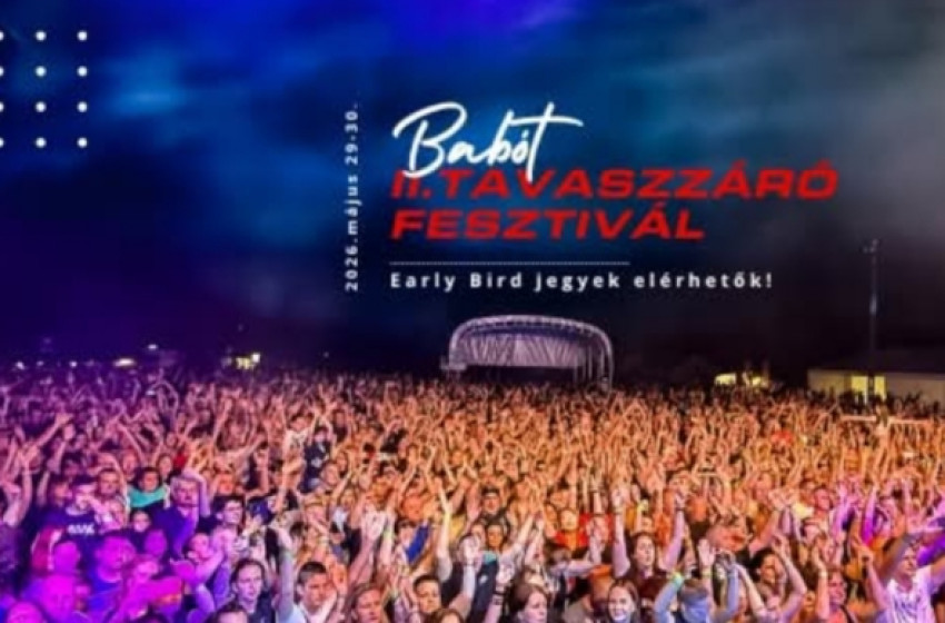 Beton.hofi, Wellhello, LotfiBegi, Rúzsa Magdi - pénteken kezdetét veszi a kétnapos babóti Tavaszzáró Fesztivál 