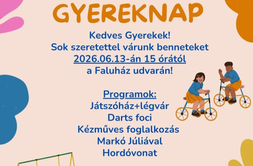 Gyermeknapot rendeznek Vadosfán
