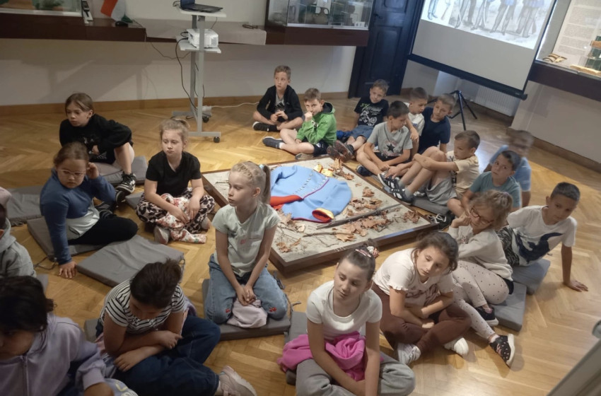 A csornai csata emlékeit idézték fel a múzeumban a 2.b osztály tanulói