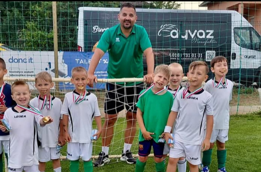 Szezonzáró tornán szerepelt a Csornai SE U7-es csapata