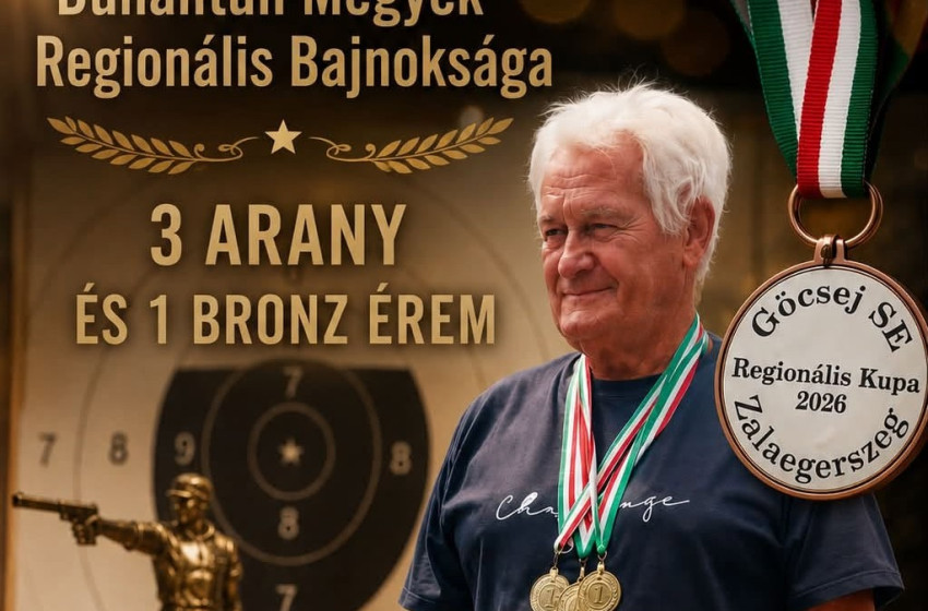 Bázis Lövész Egyesület: Négy érmet szerzett Szabó M. Károly Zalaegerszegen