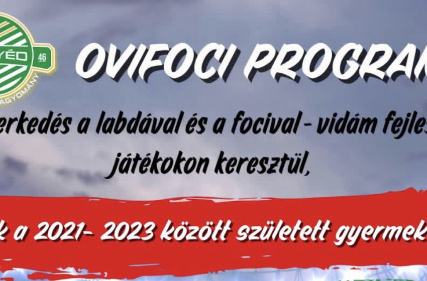 Újra indulnak a legkisebbek focis foglalkozásai Vitnyéden