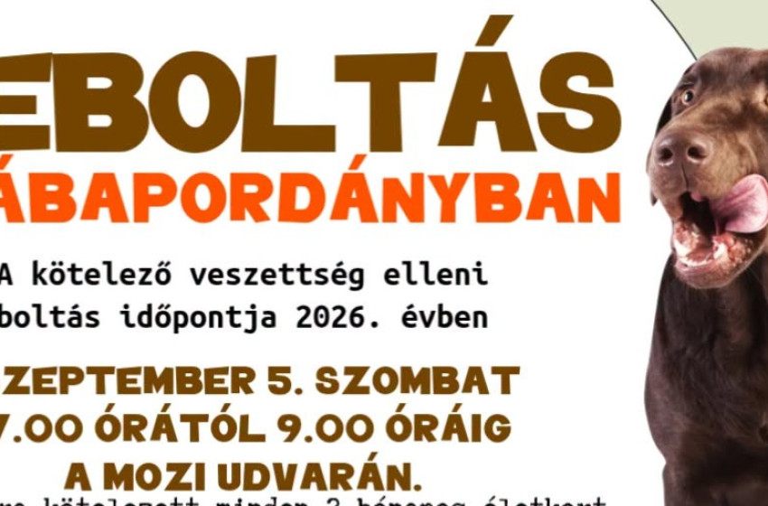 Eboltás Rábapordányban