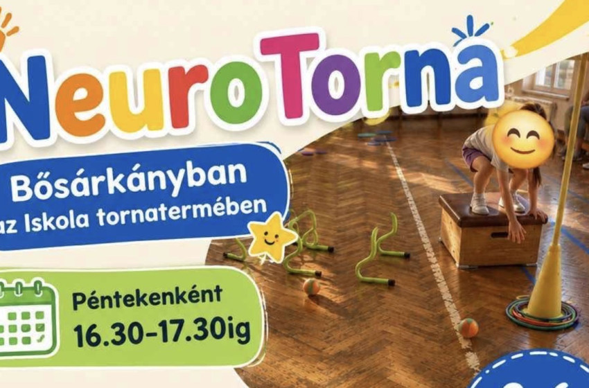 NeuroTorna indul Bősárkányban a 3–6 éves gyermekeknek