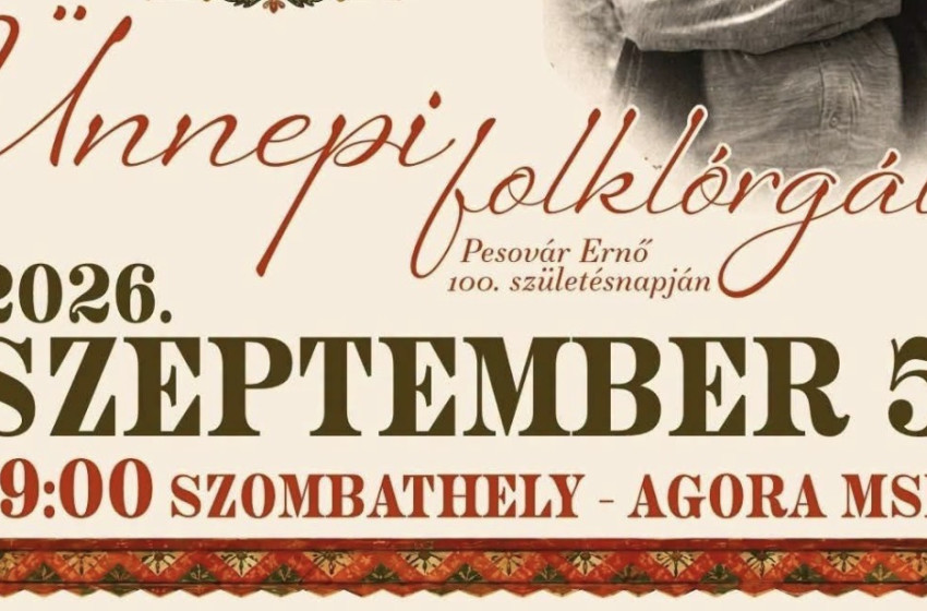 Pesovár Ernő születésének 100. évfordulóját ünneplik – rábaközi hagyományőrzők is fellépnek Szombathelyen