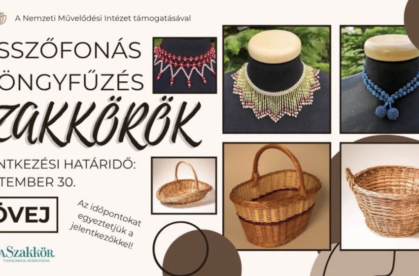 Vesszőfonás és gyöngyfűzés indul Hövejen – várják a jelentkezőket