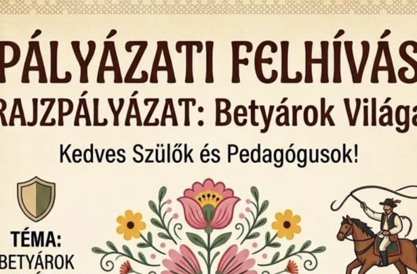 Még ezen a héten várják a rajzokat a „Betyárok Világa” pályázatra