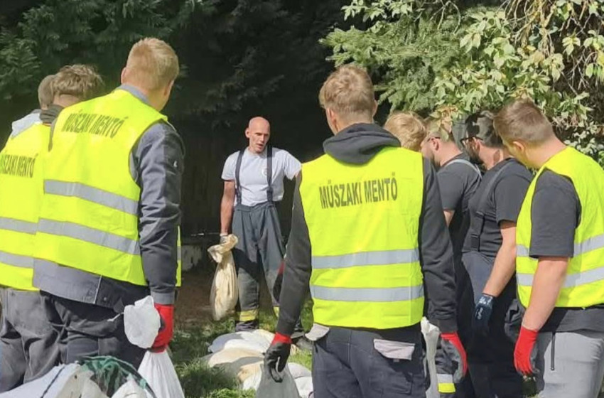 Kiváló minősítést szerzett a Rábapatonai Önkéntes Tűzoltó Egyesület egy összetett mentési gyakorlaton