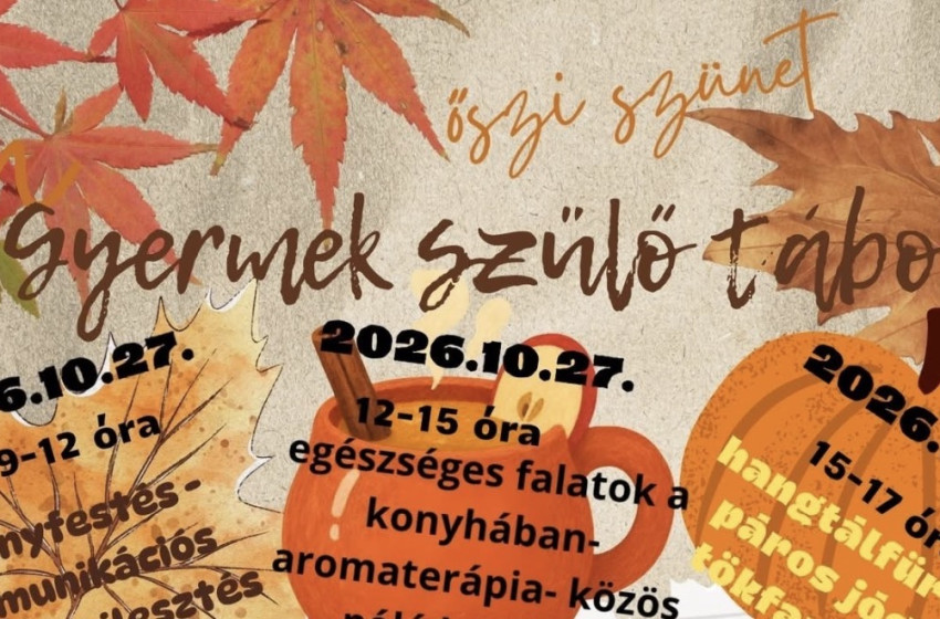 Őszi gyermek–szülő programokat szerveznek Kapuváron